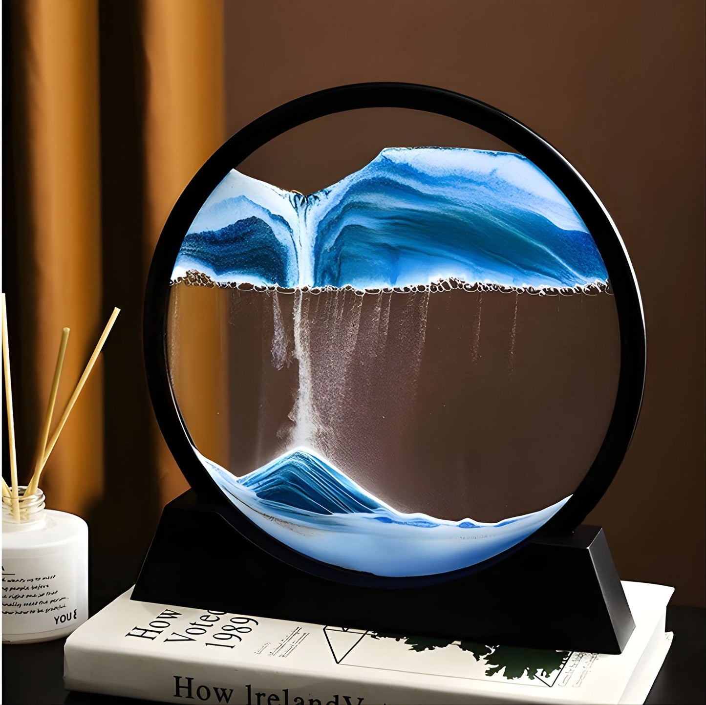 3D Sand Art Lamp β Moving Sandscape Decor for Home & Desk